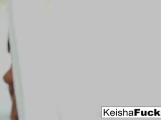Superior superb Keisha Grey teases and fucks