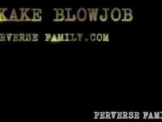 PERVERSE FAMILY Bukkake Blowjob