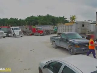 Roadside - Spicy Latina fucks a big member to free her car
