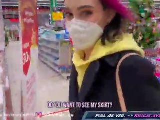 Real Risky dirty clip in Man's Toilet - Public Agent PickUp Student in Walmart to Quick Fuck &sol; Kisscat