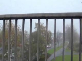 Матуся недосвідчена рудоволоса падуб миготливий і отримувати голий в публічний