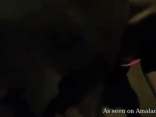 Skanky harlot gets sprayed with pejuh