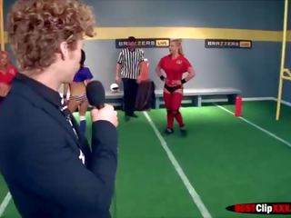 Four marvelous Pornstars in The Brazzers Halftime film II