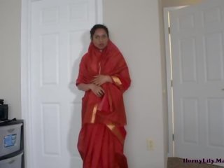 Desiring Indian mother and son in law having fun