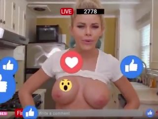 Getting Revenge From Her Cheating companion By Blowing Her Stepbrother on FB LIVE