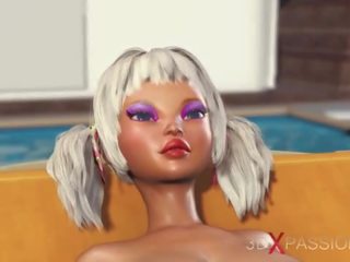 Anal dirty film on the jungle&excl; Sweet lassie dreams to have sex with a black man on a lost island