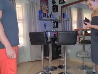 Sucking the pizza delivery youths pecker for payment